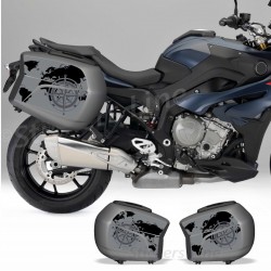 Kit completo 2 adesivi valigie BMW S1000XR Mod. 1 Grafiche protettive S 1000 XR