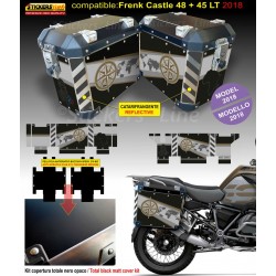 Kit adesivi valigie BMW R1250GS LC GS Adventure EXCLUSIVE mod. Frenk Castle