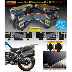 Kit adesivi valigie GIVI Trekker Outback 48 + 37 LT 2017 per BMW R1250 Exclusive