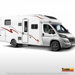 Adesivi per camper Carthago Mobilvetta Mc Louis Arca Elnagh ecc Mod: Arizona
