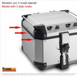 Kit adesivi bauletto top case GIVI 42 LT compatibili per DUCATI Multistrada
