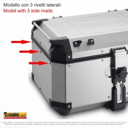 Kit adesivi bauletto top case GIVI 58 LT compatibili per DUCATI Multistrada