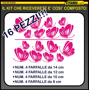 adesivi fiori