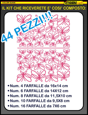 adesivi fiori